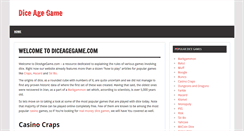 Desktop Screenshot of diceagegame.com